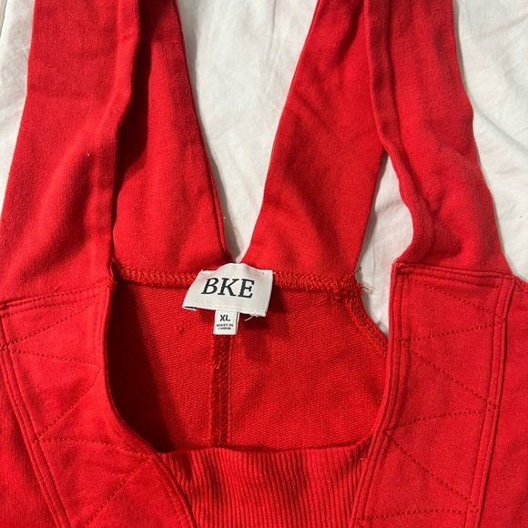 BKE Red jumpsuit / romper - Picture 7 of 9